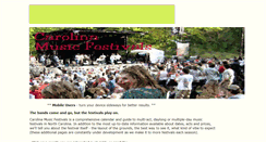 Desktop Screenshot of carolinamusicfests.com